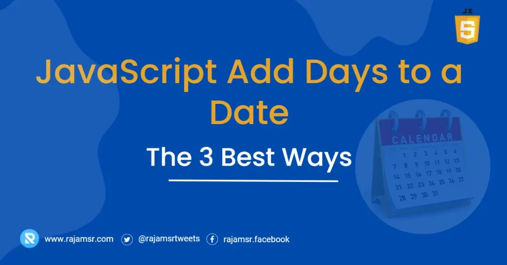 JavaScript Add Days To Date