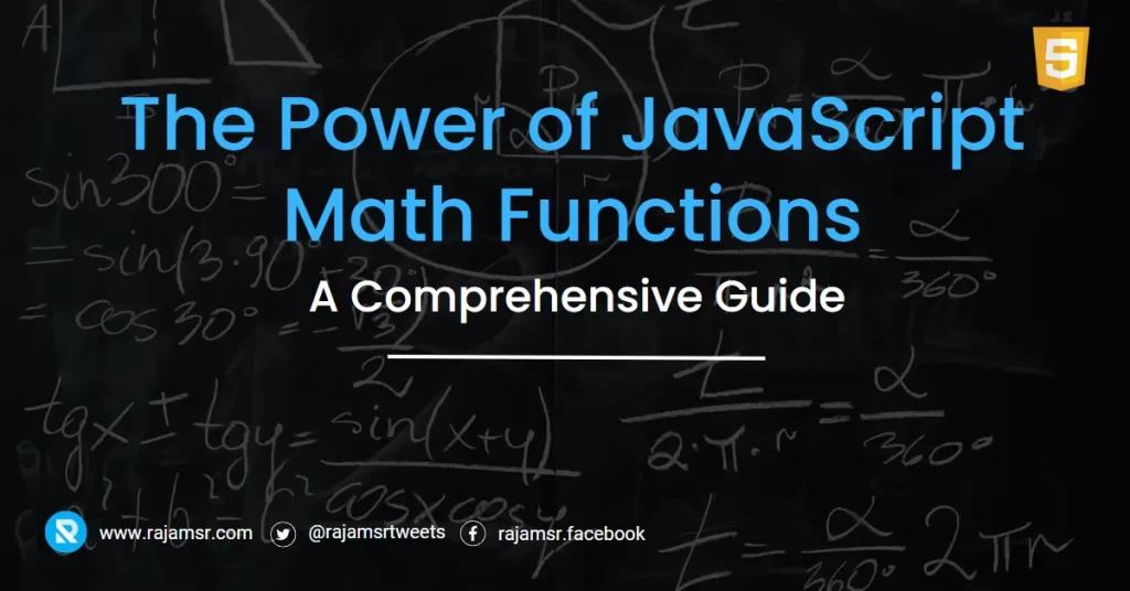 JavaScript Math Functions
