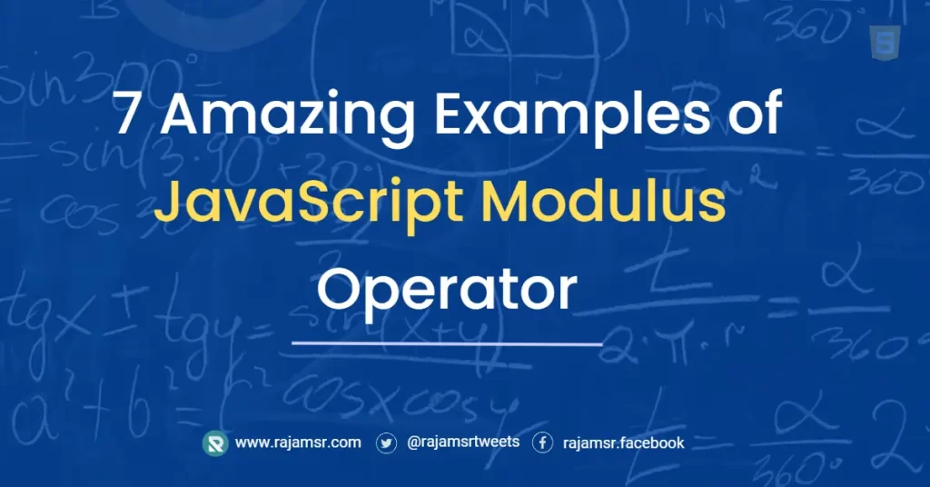JavaScript Modulus Feature Image