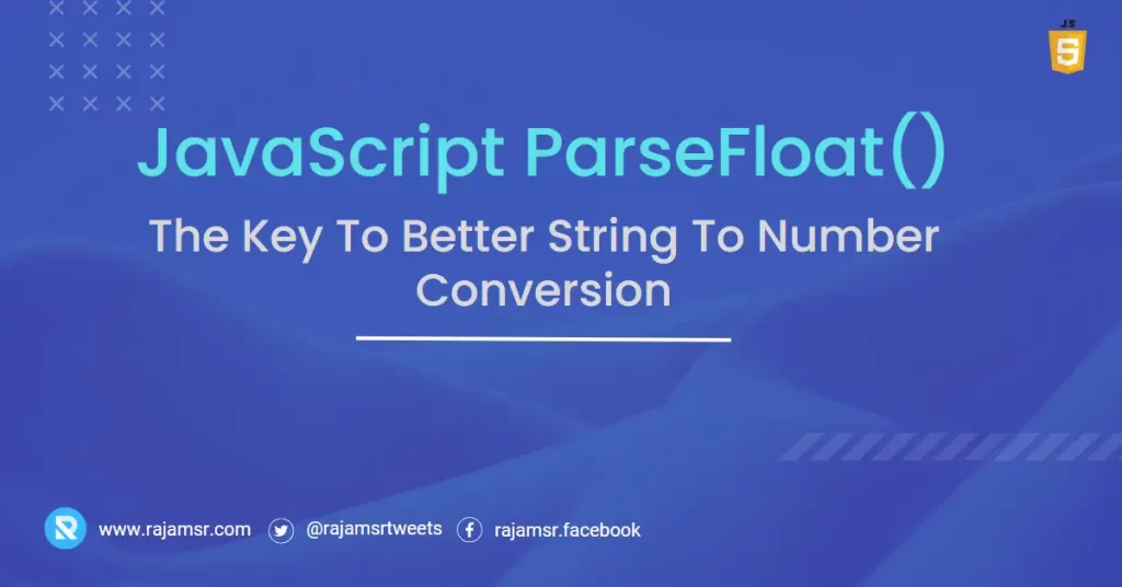 JavaScript parseFloat