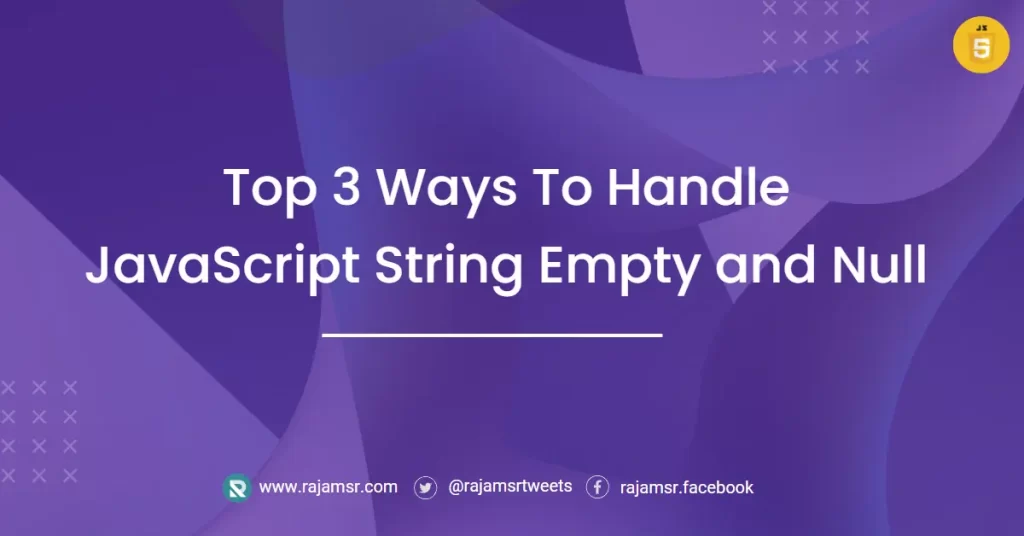 JavaScript String Empty
