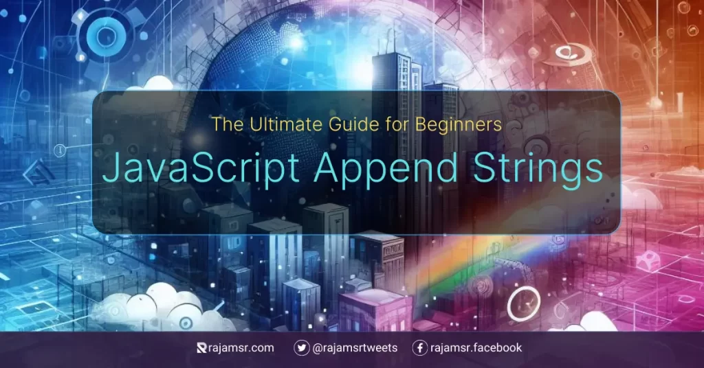 JavaScript Append Strings - Feature Image